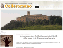 Tablet Screenshot of colleromano.com